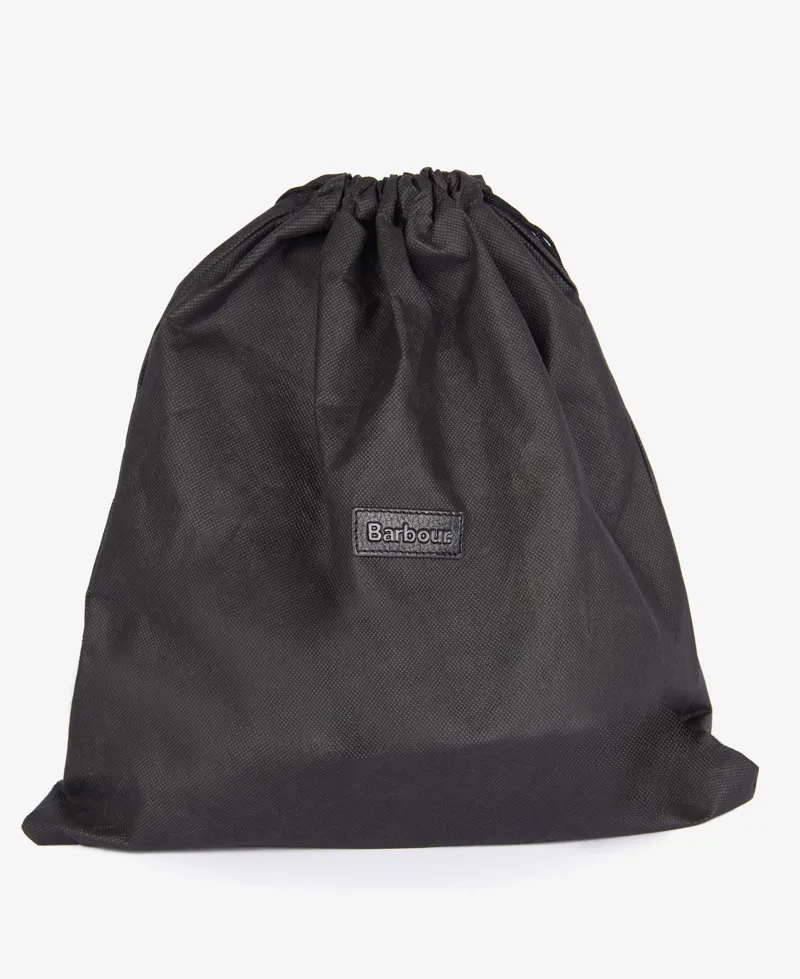 Barbour Laire Leather Saddle Bag in Black-4